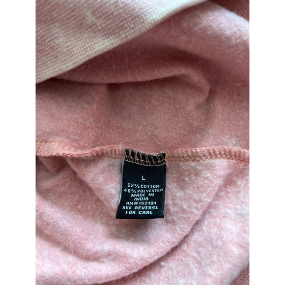 Blind Rooster pink with embroidered sleeves sweatshirt size Large - Picture 6 of 10